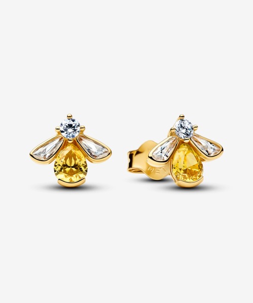 ミツバチ スタッド ピアス（ピアス（両耳用））｜Pandora（パンドラ