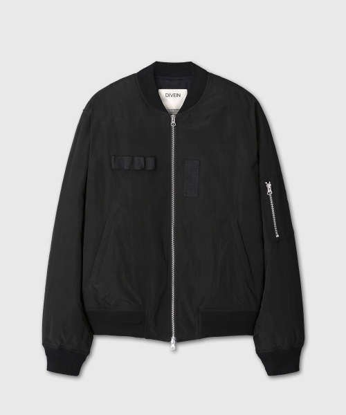 DIVEIN(ダイブイン)の「MILITARY MA-1 BOMBER (BLACK)(MA-1・メンズ・その他・1)」の2枚目の写真