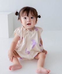 nicohrat（ニコフラート）の「nicohrat/ニコフラート ギャザー ロンパース（ロンパース）」