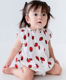 nicohrat（ニコフラート）の「nicohrat/ニコフラート ギャザー ロンパース（ロンパース）」