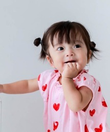 nicohrat（ニコフラート）の「nicohrat/ニコフラート ギャザー ロンパース（ロンパース）」