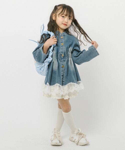 URBAN CHERRY(アーバンチェリー)の「ハンドルギャザーデザインリボンハンドバッグ(ハンドバッグ・キッズ・ホワイト/ピンク/ブルー・FREE)」の15枚目の写真