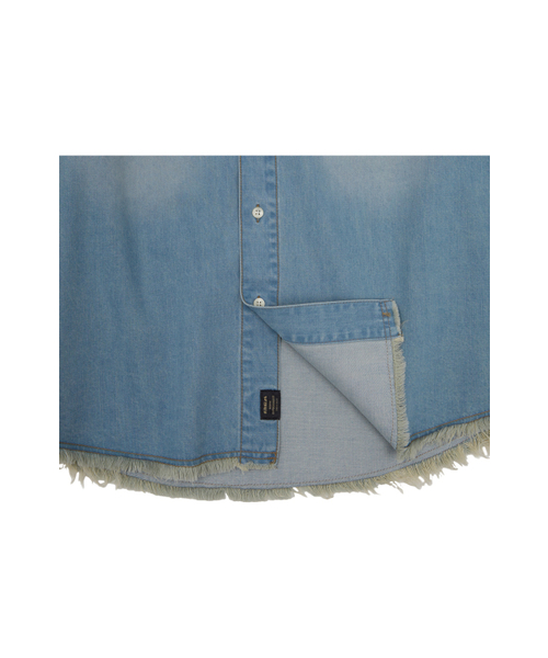 MEA（メア）の「VINTAGE LETTER DENIM SHIRT [LIGHT INDIGO]（シャツ/ブラウス・メンズ・その他・3/2）」の3枚目の写真