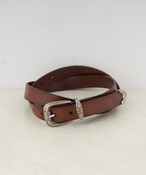 DISCOAT（ディスコート）の「【Enlude】ウエスタンバックルベルト《ユニセックス》（ベルト・レディース・ベージュ/ブラウン/ブラック・ONE SIZE）」の22枚目の写真