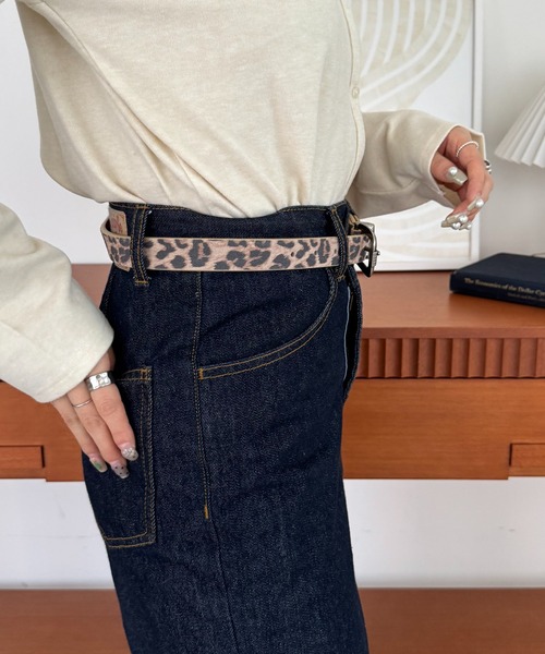 DISCOAT（ディスコート）の「【Enlude】ウエスタンバックルベルト《ユニセックス》（ベルト・レディース・ベージュ/ブラウン/ブラック・ONE SIZE）」の7枚目の写真