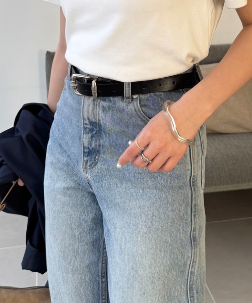 DISCOAT（ディスコート）の「【Enlude】ウエスタンバックルベルト《ユニセックス》（ベルト・レディース・ベージュ/ブラウン/ブラック・ONE SIZE）」の11枚目の写真