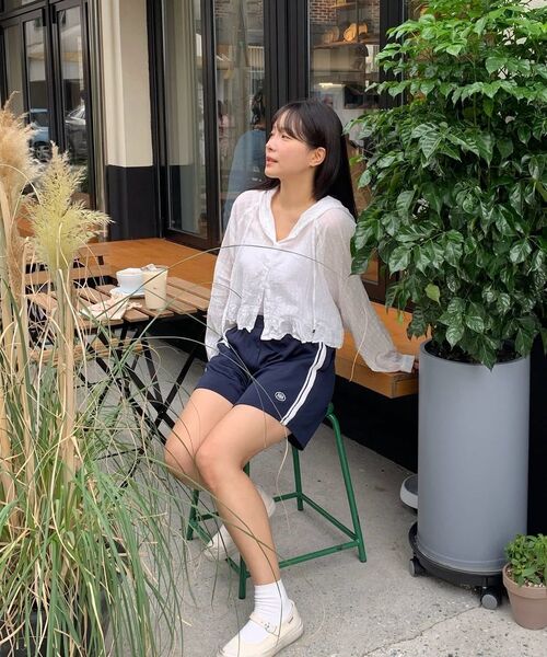 Kijun(キジュン)の「ダブルライン トラックショーツ ネイビー(その他パンツ・レディース・その他・SMALL/MEDIUM)」の4枚目の写真