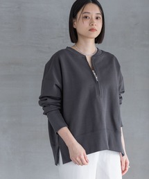 A part by（アパートバイ）の「【WEB/一部店舗限定】ハーフZIPスエットプルオーバー（スウェット）」
