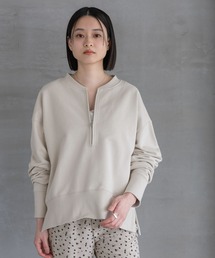 A part by（アパートバイ）の「【WEB/一部店舗限定】ハーフZIPスエットプルオーバー（スウェット）」