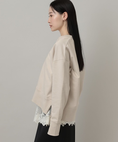 A part by（アパートバイ）の「【WEB限定】ハーフZIPスエットプルオーバー（スウェット・レディース・チャコールグレー/アイボリー/グレー系その他4・FREE）」の22枚目の写真