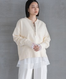 A part by（アパートバイ）の「【WEB/一部店舗限定】ハーフZIPスウェットプルオーバー（スウェット）」