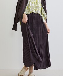 NICOLE white（ニコルホワイト）の「マジョリカプリーツスカート（スカート）」