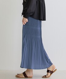 NICOLE white（ニコルホワイト）の「マジョリカプリーツスカート（スカート）」