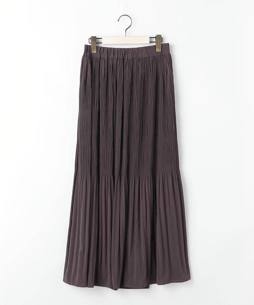 NICOLE white(ニコルホワイト)の「マジョリカプリーツスカート(スカート・レディース・その他3/その他2/イエロー/カーキ/チャコールグレー/ブルー・FREE)」の8枚目の写真