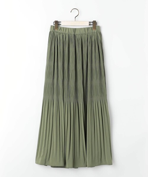 NICOLE white(ニコルホワイト)の「マジョリカプリーツスカート(スカート・レディース・その他3/その他2/イエロー/カーキ/チャコールグレー/ブルー・FREE)」の9枚目の写真