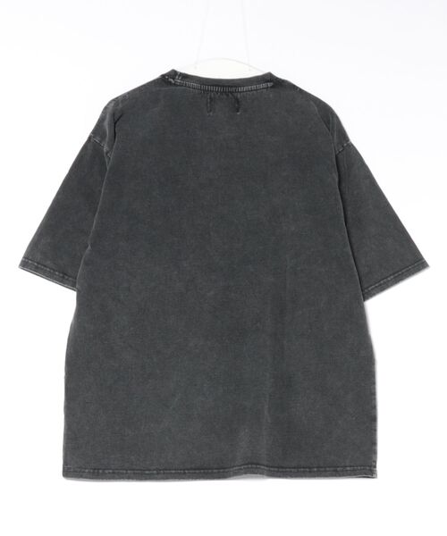 go slow caravan(ゴースローキャラバン)の「スノーウォッシュ アニマル刺繍ポケットTEE(M1)(Tシャツ/カットソー・メンズ・ブラック/チャコールグレー・X-LARGE/LARGE/MEDIUM)」の3枚目の写真