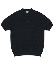 M.F JACQUARD POLO SHIRT - BLACK