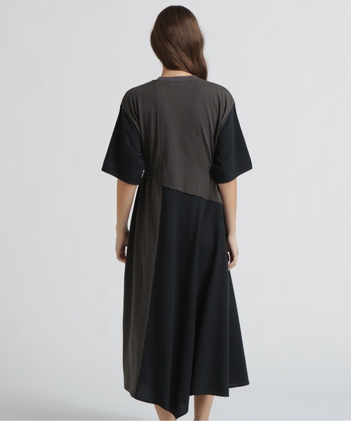AVIREX(アヴィレックス)の「《直営店限定》REMAKE‐STYLE DRESS WITH EAGLE PRINT(ワンピース・レディース・ブルー/チャコールグレー/オートミール・F)」の11枚目の写真