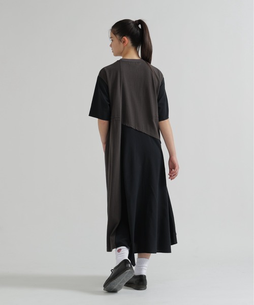 AVIREX(アヴィレックス)の「《直営店限定》REMAKE‐STYLE DRESS WITH EAGLE PRINT(ワンピース・レディース・ブルー/チャコールグレー/オートミール・F)」の20枚目の写真