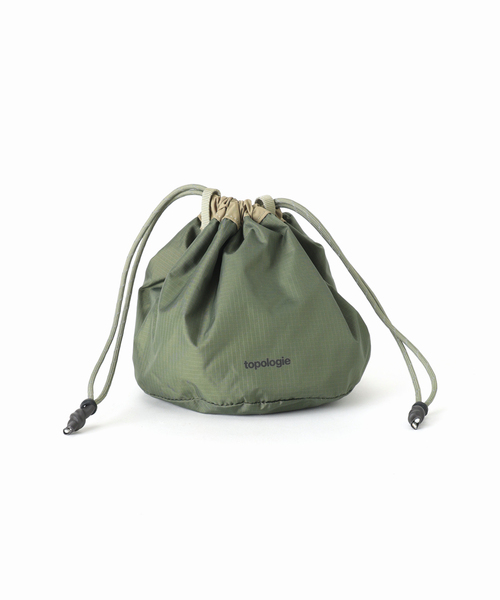 IENA(イエナ)の「TOPOLOGIE REVERSIBLE BUCKET バッグ TP-WBA-RB2-BLK-4/RBS(クラッチバッグ・レディース・ブラック/グリーン・FREE)」の14枚目の写真