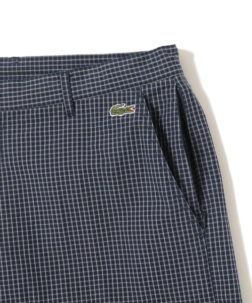 LACOSTE（ラコステ）の「【別注】LACOSTE / チェック ショーツ（その他パンツ・メンズ・ベージュ/ネイビー・42/40/46/44）」の5枚目の写真