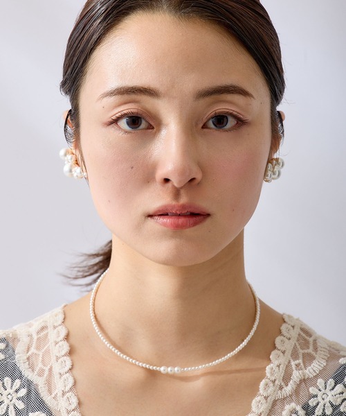 CALIN STANDARD(カリンスタンダード)の「◆◆金属アレルギー対応◆◆〈ecru〉バブルパールイヤリング(イヤリング・レディース・ゴールド・FREE)」の9枚目の写真