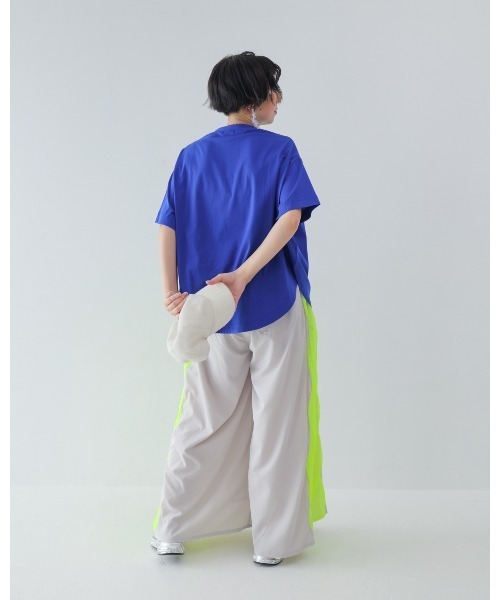unica(ユニカ)の「サイドメッシュワイドパンツ laides(その他パンツ・レディース・ピンク/グレー・F)」の9枚目の写真
