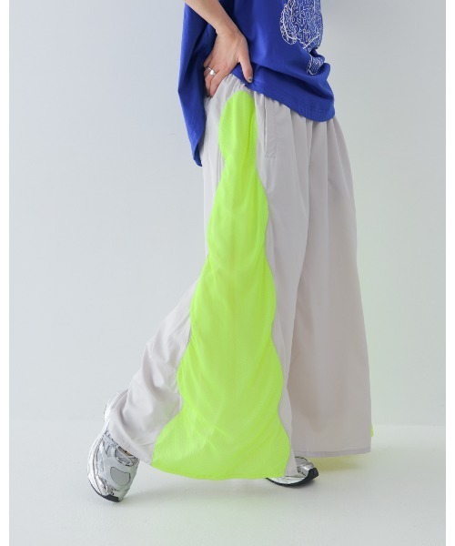 unica(ユニカ)の「サイドメッシュワイドパンツ laides(その他パンツ・レディース・ピンク/グレー・F)」の11枚目の写真