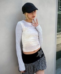 Unopened gift | 【Unopened gift】pillow talk tshirt / 【アンオープンドギフト】ロゴハートフィット長袖Tシャツ(Tシャツ/カットソー)