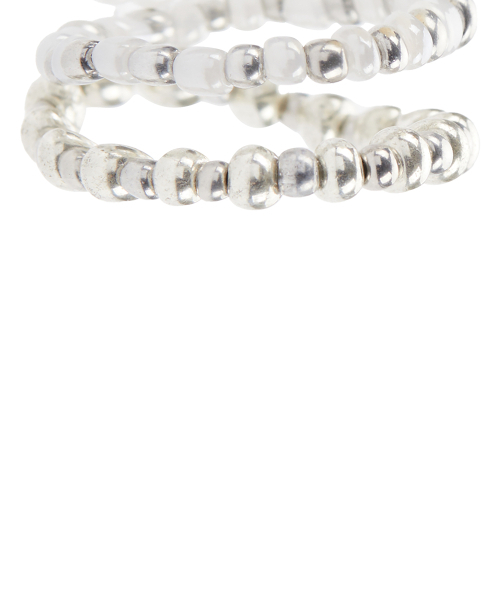 LUVISTRUE（ラヴイズトゥルー）の「EL CROSS ROSE LAYERED RING(IVORY)（リング・レディース・その他・FREE）」の5枚目の写真