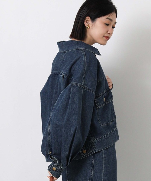Le Minor(ルミノア)の「ルミノアデニムジャケット(デニムジャケット・レディース・インディゴブルー・1)」の10枚目の写真