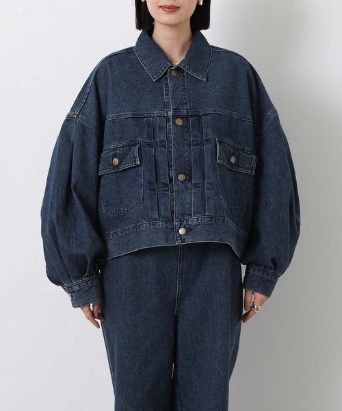 Le Minor(ルミノア)の「ルミノアデニムジャケット(デニムジャケット・レディース・インディゴブルー・1)」の12枚目の写真
