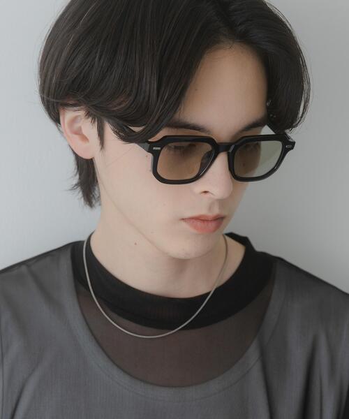 SENSE OF PLACE by URBAN RESEARCH（センスオブプレイスバイアーバンリサーチ）の「スクエアウェリントンサングラス（サングラス・メンズ・ブラウン/カーキ/ブラック・ONE）」の10枚目の写真