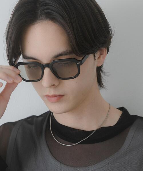 SENSE OF PLACE by URBAN RESEARCH（センスオブプレイスバイアーバンリサーチ）の「スクエアウェリントンサングラス（サングラス・メンズ・ブラウン/カーキ/ブラック・ONE）」の11枚目の写真