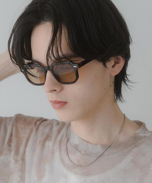 SENSE OF PLACE by URBAN RESEARCH（センスオブプレイスバイアーバンリサーチ）の「スクエアウェリントンサングラス（サングラス・メンズ・ブラウン/カーキ/ブラック・ONE）」の16枚目の写真