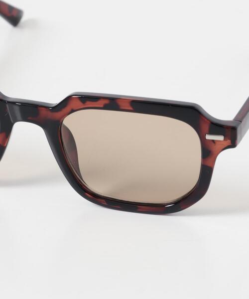 SENSE OF PLACE by URBAN RESEARCH（センスオブプレイスバイアーバンリサーチ）の「スクエアウェリントンサングラス（サングラス・メンズ・ブラウン/カーキ/ブラック・ONE）」の19枚目の写真