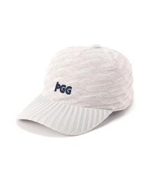 PEARLY GATES】PGisPG メッシュ×リサイクルツイルCAP