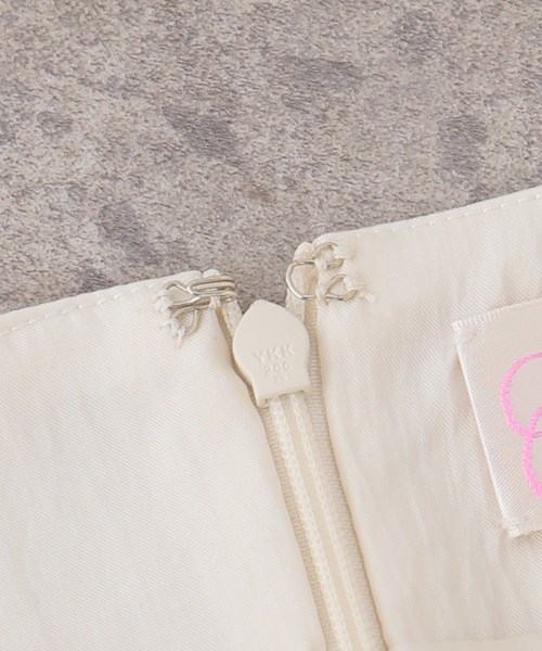 VIVIANO（ヴィヴィアーノ）の「【VIVIANO / ヴィヴィアーノ】 Boudoir Satin Skirt（スカート・レディース・アイボリー・MEDIUM）」の6枚目の写真