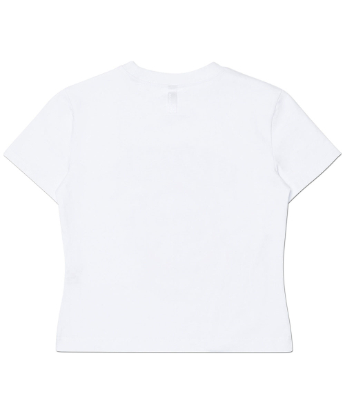 NOMANUAL(NOMANUAL)の「BLAZING SKULL T-SHIRT (WOMAN) - WHITE(Tシャツ/カットソー・レディース・その他・MEDIUM/LARGE/SMALL)」の4枚目の写真