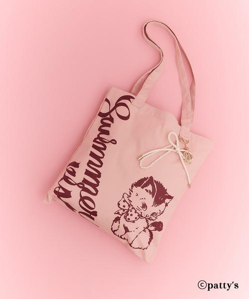 VIS(ビス)の「【SWIMMER×VIS】モチーフプリントトートバッグ/A4対応(トートバッグ・レディース・ホワイト系その他5/ピンク系その他2・FREE)」の8枚目の写真
