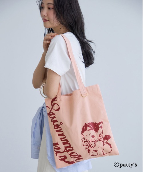 VIS(ビス)の「【SWIMMER×VIS】モチーフプリントトートバッグ/A4対応(トートバッグ・レディース・ホワイト系その他5/ピンク系その他2・FREE)」の16枚目の写真