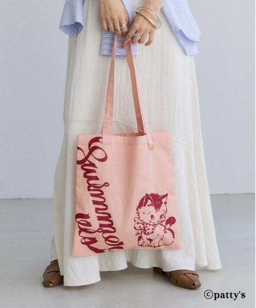 VIS(ビス)の「【SWIMMER×VIS】モチーフプリントトートバッグ/A4対応(トートバッグ・レディース・ホワイト系その他5/ピンク系その他2・FREE)」の17枚目の写真