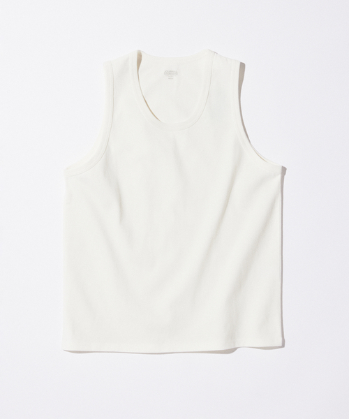 JOURNAL STANDARD(ジャーナルスタンダード)の「HEAT SHIELD / ヒート シールド 汗染み 防止 タンクトップ(タンクトップ・メンズ・ライトイエロー/ブラック系その他/ホワイト・LARGE/MEDIUM)」の2枚目の写真