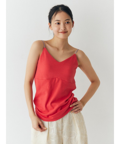 Ungrid(アングリッド)の「【Ungrid×AMPHI】ブラトップカップ付きインナー(キャミソール・レディース・ネイビー/レッド・FREE)」の14枚目の写真