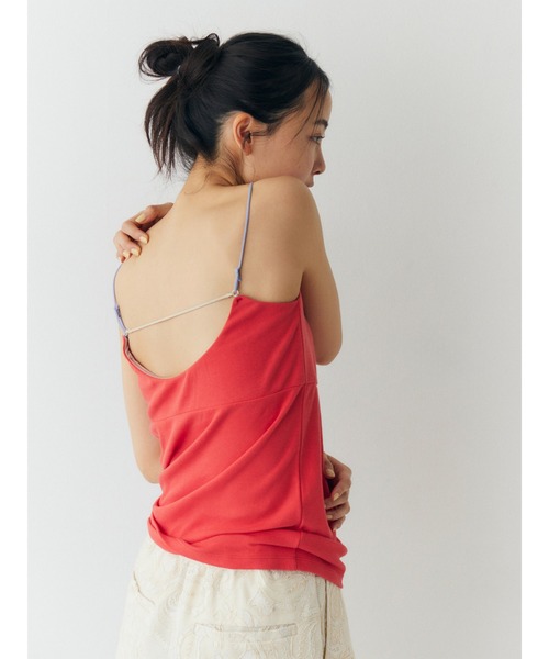 Ungrid(アングリッド)の「【Ungrid×AMPHI】ブラトップカップ付きインナー(キャミソール・レディース・ネイビー/レッド・FREE)」の15枚目の写真