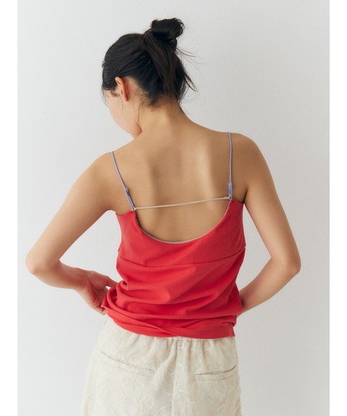 Ungrid(アングリッド)の「【Ungrid×AMPHI】ブラトップカップ付きインナー(キャミソール・レディース・ネイビー/レッド・FREE)」の16枚目の写真