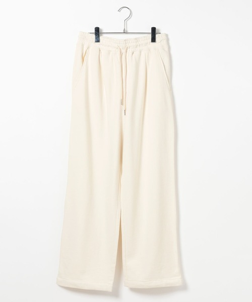 BAYFLOW(ベイフロー)の「加工スウェットトラウザーパンツ(スウェットパンツ・メンズ・ブラック/オフホワイト/ブラウン・LARGE/MEDIUM)」の1枚目の写真