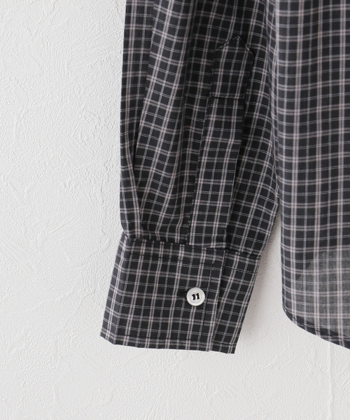 Gimaguas(ギマガス)の「Gimaguas / ギマガス LAURA SHIRT CHECKS(シャツ/ブラウス・レディース・ブラック/ピンク・SMALL/X-SMALL)」の5枚目の写真