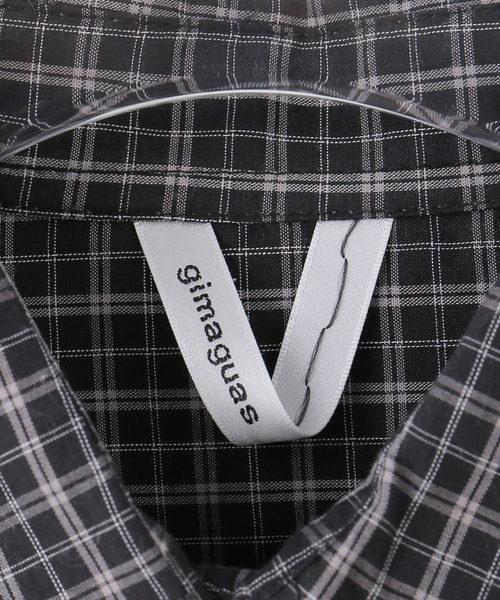 Gimaguas(ギマガス)の「Gimaguas / ギマガス LAURA SHIRT CHECKS(シャツ/ブラウス・レディース・ブラック/ピンク・SMALL/X-SMALL)」の6枚目の写真