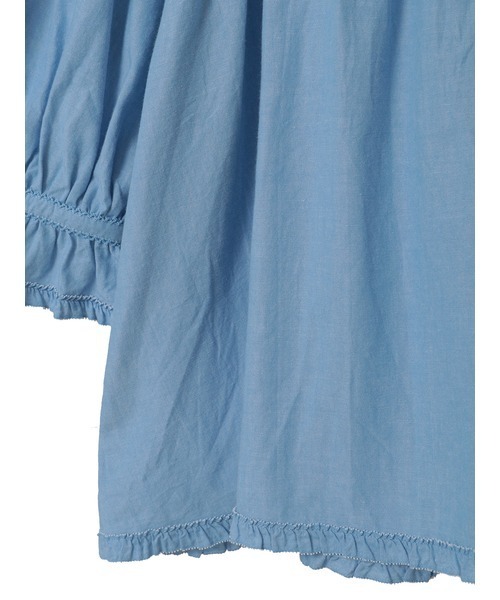 PINK HOUSE（ピンクハウス）の「ヨークフリル使いブラウス（シャツ/ブラウス・レディース・インディゴブルー/ネイビー/ホワイト/レッド/ピンク/ブラック・フリー）」の12枚目の写真